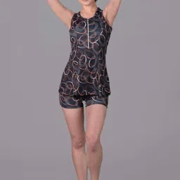 Keepfit Printed Two Piece Swim Set-image-59