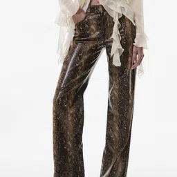 MANGO Women Snake-Skin Printed Trousers-picture-12