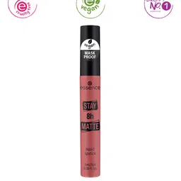 essence Stay 8H Matte Vegan Mask Proof Liquid Lipstick 3 ml - Let's Chill 07 image 2