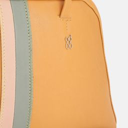 Baggit Solid Structured Handheld Bag with Minimal Striped Detail image 3
