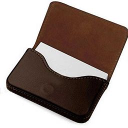 Men & Women Casual, Formal, Travel, Trendy Brown Artificial Leather Card Holder-image-49