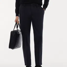 MANGO MAN Regular Fit Formal Trousers-image-63