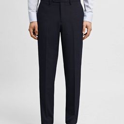 MANGO MAN Regular Fit Formal Trousers-image-80