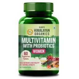 Vlado's Himalayan Organics Multivitamin with Probiotics,  60 tablet(s)  for Women -3