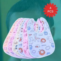 Feeding Bibs For Baby Girls & Boys Soft Layer Newborn Slobber Muslin Soft Bibs-image-83