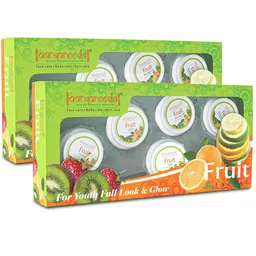 Aryanveda Set Of 2 Fruit Facial Kit To Control Dryness, Hyperpigmentation, Blemishes -210 G image 5