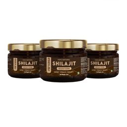 Nirvasa Set Of 3 Resin Form 100% Natural Shilajit To Boost Power & Immunity - 20g Each-3