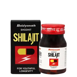 Baidyanath Shodhit Shilajit Capsules for Youthful Longevity - 30 Capsules-image-16