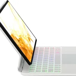 Proelite Samsung Galaxy Tab S9 FE 10.9/S9/S8/S7 11 inch Floating Cantilever Design Bluetooth Standard Tablet Keyboard image 4
