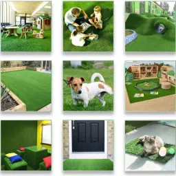 comfy home Artificial Grass, PP (Polypropylene) Floor Mat image 5