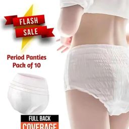 Pack of 10 Women Disposable White Panty-image-87