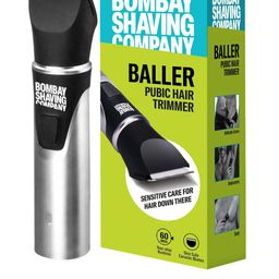 Bombay Shaving Company Men IPX6 Waterproof Baller Pubic Hair Trimmer - Silver-Toned-52