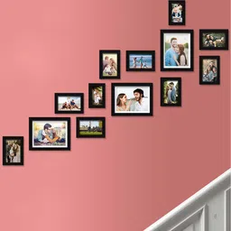 Art Street Set Of 13 Black Solid Individual Photo Frames-25