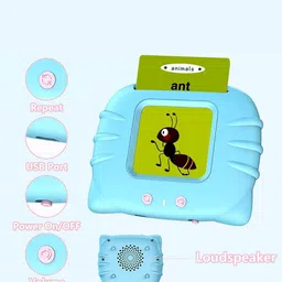 MUREN Kids Talking Early Education Language Learning Device & Sound Flash Card image 3