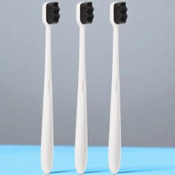 3 PCS ZikZak Soft Bristle Toothbrush Sensitive Toothbrush with Black Bristles Extra Soft Toothbrush-image-26