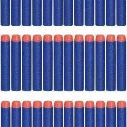 (Pack of 30) Fire Gun Bullet Soft Foam Dart 30 PCS Darts & Plastic Bullets (Blue) Soft Tip Dart-28