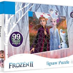 99 Pieces Jigsaw Puzzle for Kids. Puzzle Size 44.5cm X 37cm (Frozen II)-image-77
