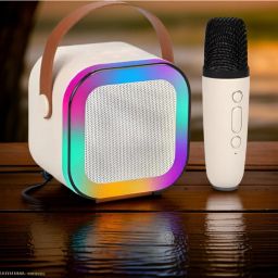 Saibaba Insulators G61_K12Wireless karaoke mic speaker with Bluetooth compatibility and RGB lights 10 W Bluetooth Speaker-image-64