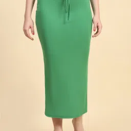 Trendmalls TM-P001-Green-S Lycra Blend Petticoat-image-2