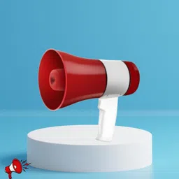 sacro Handheld Megaphone with Siren, Microphone & Rechargeable for Outdoor EventsB336 Megaphone Portable Megaphone Siren Loudspeaker Function &Long Battery BackupA336 Outdoor PA System-picture-27