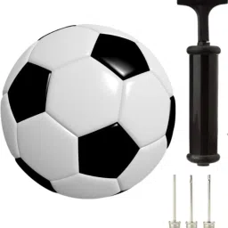 Classic Football with Pump and 3 Metal Pin Football Kit-image-99
