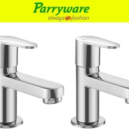 Uno Pillar Tap for Wash Basin – Brass Body, Chrome Finish set of 2 pic 029 Pillar Tap for Wash Basin – Brass Body, Chrome Finish, Single Lever Faucet Pillar Tap Faucet-10