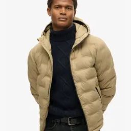 Men Quilted Slim Fit Hooded Puffer Jacket-picture-53