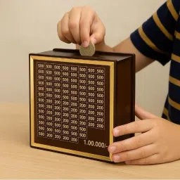 Wooden Money Bank for Kids Handmade Piggy Bank for Saving Coins and Notes Coin Bank-image-62