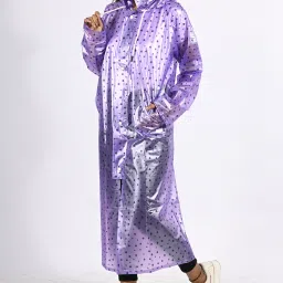 Floral Print Women Raincoat-image-41