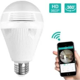 SATTOBISION Spy Bulb Shape Fisheye 360? Panoramic-Wireless WiFi 2MP Ultra HD IP CCTV Spy Camera-16