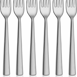 Lotus Plain Tea Fork Stainless Steel Fruit Fork Set-14