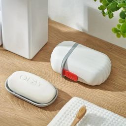 Portable Soap Dishes Leak Proof Soap Container Home Bathroom Plastic Soap Box-image-10