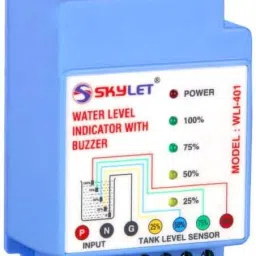 SKYLET Water Level Indicator With Buzzer WLI401 (4 level indication) At top Level Used Wired Sensor Security System-22