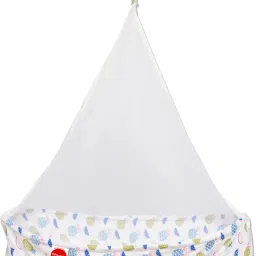 vparents fruity Baby Cradle with Attached bed and Mosquito net and Window Metal Hanger image 2