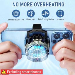 ZITRONIX Universal Mobile Cooling Clamp Dual Speed Compact Design 1 Fan Cooling Pad image 2
