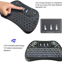 Tobo Keyboard Touchpad Combo Wireless Keyboard with 6-axis Remote Mouse TD-621KM Bluetooth, Wireless Handheld Multi-device Keyboard Compatible with Desktop, Laptop, Mac Easy to Use,Plug and Play,Quick, Comfy Durable body image 4
