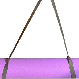 EVA Eco Friendly Anti Slip and Anti-Skid Yoga Mat Carry Strap Yoga Mat Purple 4 mm Yoga Mat-image-60