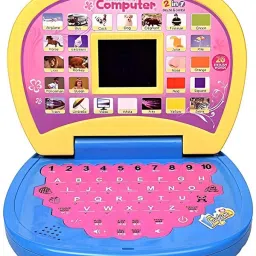 Battery Operated Educational Learning Laptop Toy with LED Display and Music 28-8