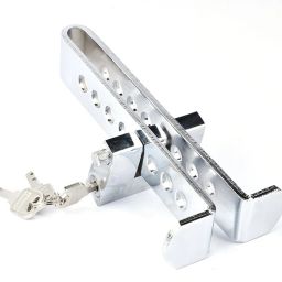 Universal Auto Car Brake Clutch Pedal Lock Alloy Steel Anti-Theft Security Clutch Accelerator Pedal Locking For Car Truck Gear Lock-35