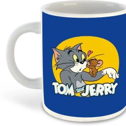 Tom&jaryTheme Printed White Ceramic Coffee 325ml - D6 Ceramic Coffee Mug-image-24