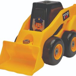 Plastic Construction Realistic Engineer Vehicle Pushover Excavator Bulldozer Toy-40