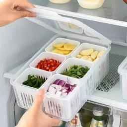 Plastic Fridge Container - 1400 ml-picture-23