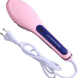 PHYM Original Fast Charging 2in1 Women corded Electric Comb Brush HQT 906 02 Hair Straightener Brush-image-19