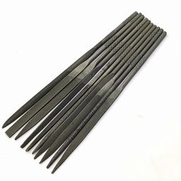File Needle (Set Of 10 Pcs) In Plastic Pouch 14 Cm Superior Knife Sharpening Steel-13