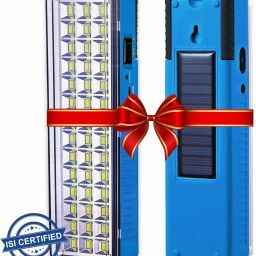 Solar 42 SMD LED Rechargeable Floor Lantern Lamp Emergency Light Pack of 2 Torch-image-108