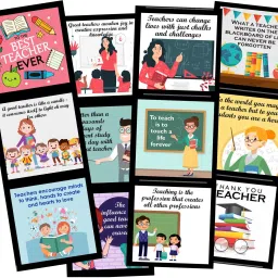 exciting lives Teachers Messages Box Greeting Card image 3