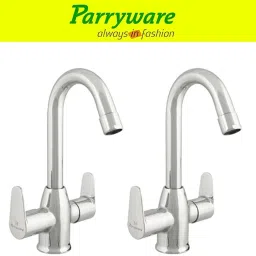 Uno Center Hole Basin Mixer Tap for hot and cold water set of 2 pic 170 Dual Handle Deck Mounted Faucet for Wash Basin Basin Mixer Faucet-14