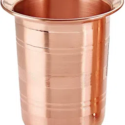 Ayyappan Traders Pure Copper Tumbler | Luxury Designed Copper Glass Tumbler Tea Urn-image-35