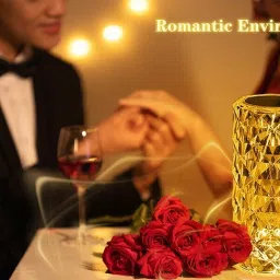samipna Touch Control Rose Lamp, Table Lamp with 16 RGB Color Changing, Table Lamp Table Lamp image 4