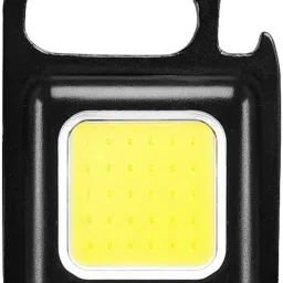 Mini COB USB Rechargeable Keychain Floodlight 1 hrs Bulb Emergency Light-image-1